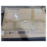 NIB L Shaped Desk Model L-D-120 Black