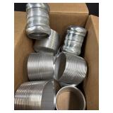 10 Aluminum Conduit Nipple, EPT 2" Coupling