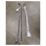 Assorted. Curtain Rods & Double Shower Rod