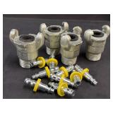 4 Air Hose Connectors & 9 Automotive Coupler Plug