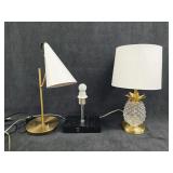 (3) Desk Lamps All Working