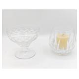Crystal Glass & Waterford Votive Holde