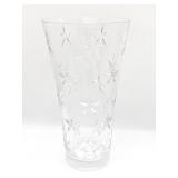 Tiffany & Co Star Crystal Vase 12"