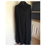 Pendleton Black Wool Cape