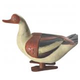 VTG Asian Goose/Duck Wood Carved Figure