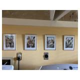 (4)  Wall Scenery Prints