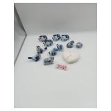 Assorted salt and pepper shakers