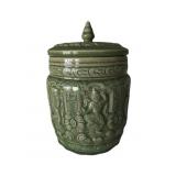Thai Celadon Green Ceramic Cannister