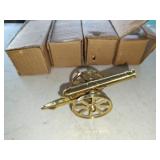 (4) Brass Decorative Canons 5"