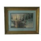 Teresa Ascone Numbered Print Winter Scene