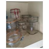 (8) Wire Lid Jars