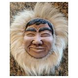 Native Alaskan Inuit Hand Made Clay Face