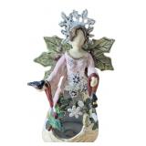 VTG Blue Sky Clayworks by Heather Tea Light holder