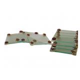 Set of 8 Glass Drink Coasters