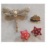 Brooches & Pierced Earrings