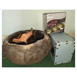 Planters, Solar Lights