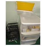 Plastic Drawers, Baskets