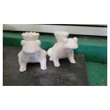 Fitz & Floyd Frog Candle Holders