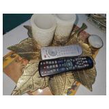 Placemats, Leaf Tray, Candles