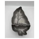Wilton Armetale Chip Dip Platter Divided Dish