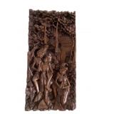 Wooden Hand Carve Oriental Wall Decor
