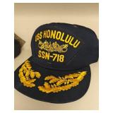 USS Honolulu Navy Baseball Cap Hat