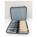 Art Deco Chrome Plate Cutlery Set