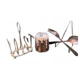 Metal Toaster & Napkin Holder