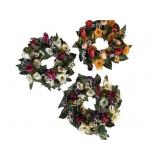 (3) Artificial Floral Wreath
