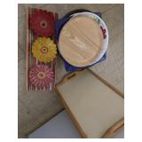 Serving Platters & Folding Lap Table