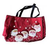 Christmas Santa Claus Red Tote Bag