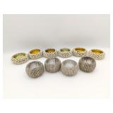 (10) Beaded Napkin Rings