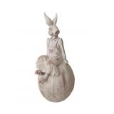 Wooden Easter Bunny Decor 10"