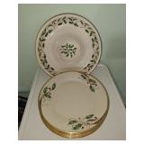 (5pc) Lenox Christmas Dishes