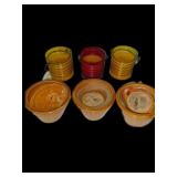 (6) Outdoor Candles 4"