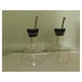 (2) Bodum Oil Decanters