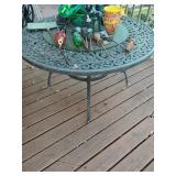 Metal Outdoor Table 4Ft