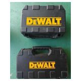 (2) DeWalt Tool Boxes Empty