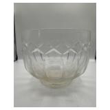 Vintage Glass Punch Bowl