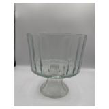 Glass Pedestal Bowl Clear