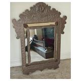 Metal Trim Wall Mirror 23x30"