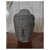 Large Stone Buddha Head 11" Tall