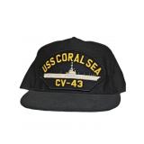 USS Coral Sea Navy Baseball Cap Hat