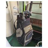 Golf Bag with Training Clubs &Other