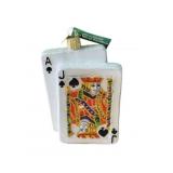 3.75 Inch Blackjack Ornament Cards Gamble Casino