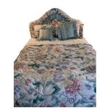 Retro Queen Size Frame & Mattress & Box Spring