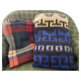 (2) Throw Blankets