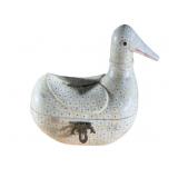 VTG Duck Trinket Box Made of Bone