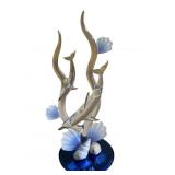 Glass Baron Dolphin & Baby Hand blown Figurine