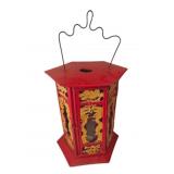 Antique Asian Hand Carved Lantern